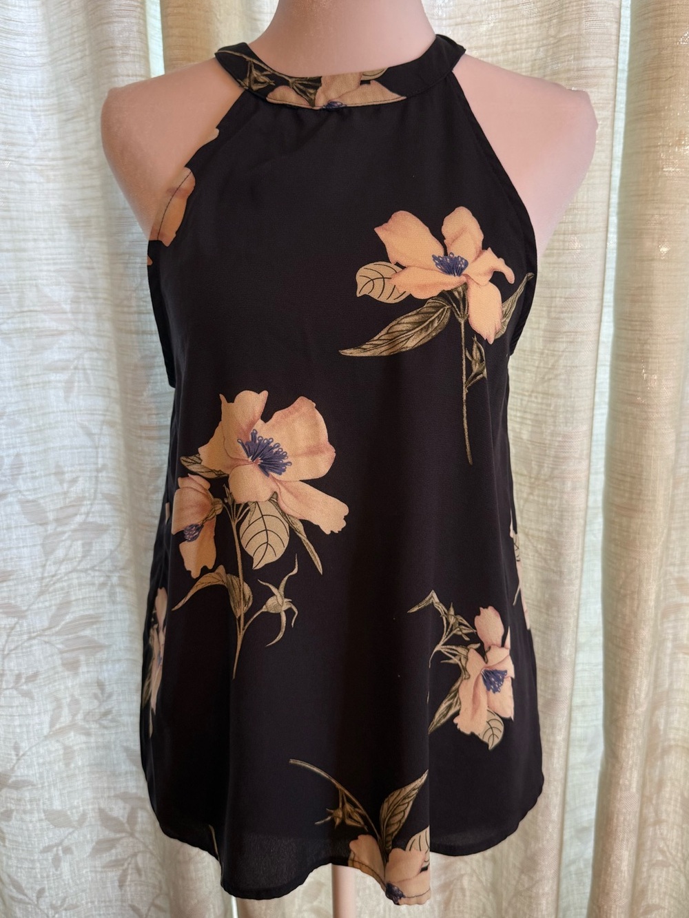 Audrey 3+1 Open-Back Halter Top